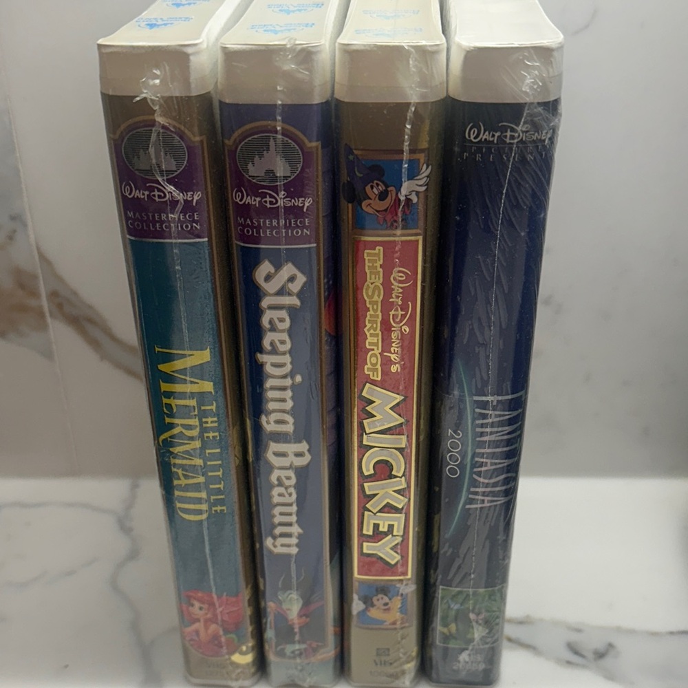 MINT Factory Sealed Disney VHS Bundle – 4-Piece "Collector’s Vault" Set